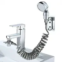 Душова система на умивальник Modified Faucet With external Shower з нержавіючої сталі