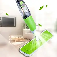 Умная гибкая тройная швабра с распылителем healthy spray mop EL 1233-1+ микрофибровые насадки