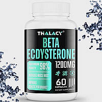 Екдистерон Thalacy Beta Ecdysterone 1200 мг на порцію 60 капсул