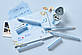 Олівець чорнографітний Faber-Castell Grip 2001 Sky Blue, з гумкою, м'якість В, 217274, фото 5