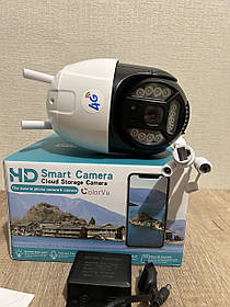 Відеокамера Wi-FI вулична з датчиком руху 4G Камера  нічного відеоспостереження 4G вологозахищена