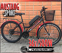 Електровелосипед Mustang 26" 36V/500W/13Ah li-ion, Задній привод (Pass-система)