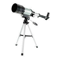 Астрономический Телескоп для наблюдений за небесными телами и наземными, монокуляр со штативом, зум 150