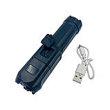 Компактний ручний ліхтар з автономністю до 5 годин YT-81022 з двома світлодіодами та 4 режимами роботи, фото 6