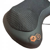 Тор! Массажер, массажная роликовая подушка для дома и машины Massage pillow CHM-8028 3 режима скорости Чёрная