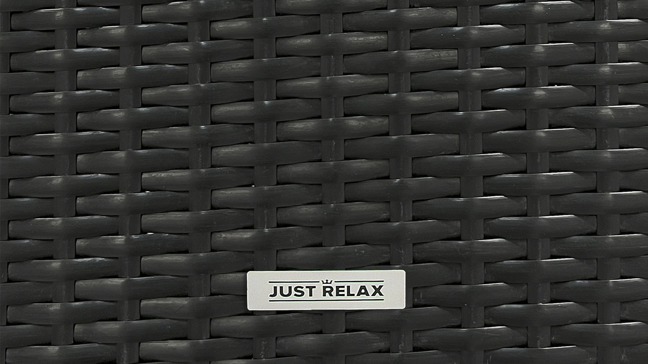 Набор садовой мебели JUST RELAX Loft Style c Ротангу со стальным каркасом Черный Диван, стол, Кресло - фото 4 - id-p1658918588