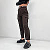 Жіночі вельветові брюки карго "Urban"| Батал, фото 4