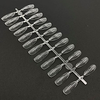 Гелеві типси для нарощування нігтів Wink Me Мигдаль 120 шт