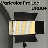 Яркий видеосвет varicolor pro Led U800 RGB (3200-6500) со штативом, постоянный свет для визажиста, лешмейкера