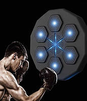 Интерактивная мишень для бокса, 2 пары перчаток Настенная боксерская мишень 40х40х7,5 см.