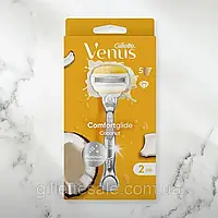 Станок для гоління  Gillette Venus Comfortglide Coconut (з 2 змінними касетами)