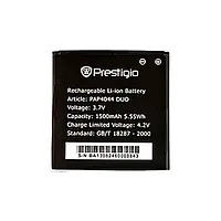 Акумулятор к телефону Prestigio PAP4044BA Black 1500 mah Original