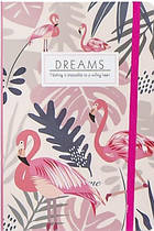 Блокнот А5 у лінію 80 аркушів на гумці 140 х 210 мм Фламінго — 1