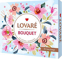 Набор чая Lovare Bouquet | Пакетированный чай 6 видов по 5 штук в подарочной упаковке