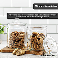 Банка для зберігання печива 2,9л. Cooking House. Ємність для зберігання сипучих, круп, фото 6