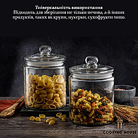 Банка для зберігання печива 2,9л. Cooking House. Ємність для зберігання сипучих, круп, фото 8