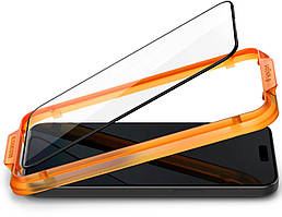 Spigen Захисне скло для Apple iPhone 15 Glas.tR AlignMaster FC Black (2P)