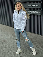 Модна жіноча куртка з коміром-стійкою весна "Seren" Повсякденна практична легка тепла жіноча куртка