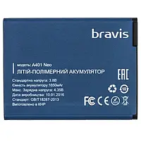 Аккумулятор к телефону Bravis Neo Black 1650 mah