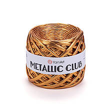 Пряжа трикотажная YarnArt Metallic Club, Охра №8106, (ЯрнАрт Металік Клаб) 180гр., 55м.