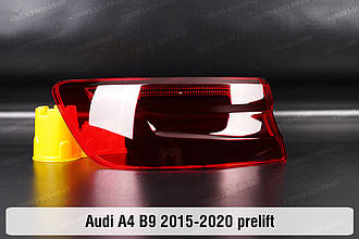Скло заднього ліхтаря зовнішнє в крилі Audi A4 B9 Sedan (2015-2020) V покоління дорестайлінг ліве