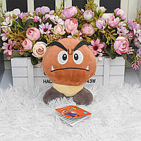 Чудовий малиш Маріо Гумба Goomba сердитий злий гриб, 13 см