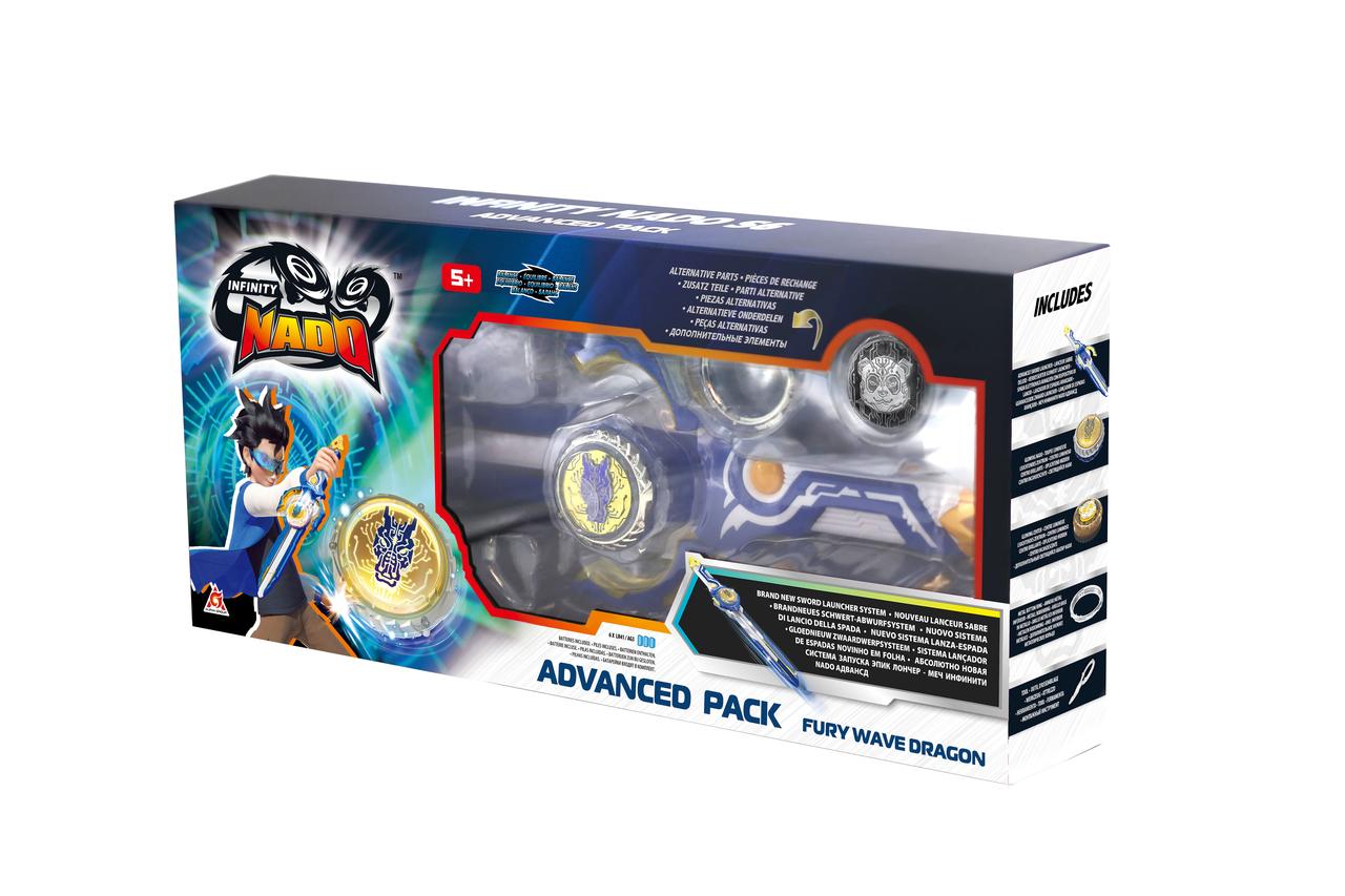 Infinity Nado Дзиґа VI серія Advanced Pack Fury Wave Dragon Лютий Дракон