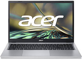 Acer Ноутбук Aspire 3 A315-24P 15.6" FHD, AMD A N7120U, 8GB, F256GB, UMA, Lin, сріблястий