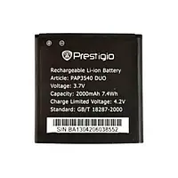 Акумулятор к телефону Prestigio PAP3540 Black 2000 mah Original