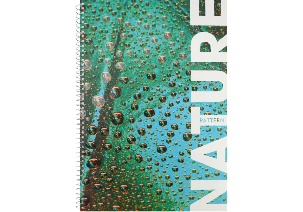 Блокнот звуж. бік. А4 80арк. кліт. карт. "Optima" Nature №O20330-06(5)(30)