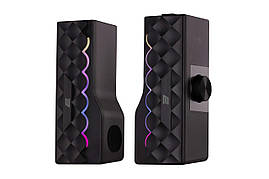 2E Акустична система PCS232 RGB, Soundbar, 2.0, USB, Black