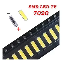 Світлодіод 0.5W SMD-7020 (3-3,2V 150mA, 2x7x0.8mm, SANE7020P-0W-2074) LUMENS