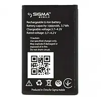 Аккумулятор к телефону (запчасти) Sigma Comfort 50 Slim Black 1000 mah Original