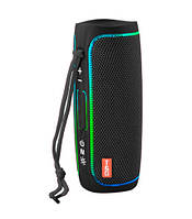 Портативная беспроводная Bluetooth-колонка TG288 з RGB подсвечиванием, speakerphone, радио, black, цвет в нал