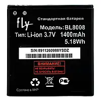 Акумулятор к телефону Fly BL8008 Black 1400 mah