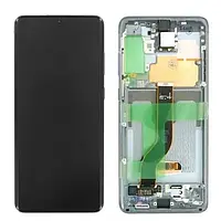Дисплей Nothing Phone 1 с сенсором и рамкой Black (Оригинал с разборки) (БУ)