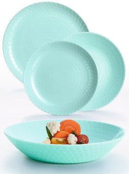 Сервіз столовий скло 18предм. "Luminarc. Pampille Turquoise" №Q6154/75003, фото 1