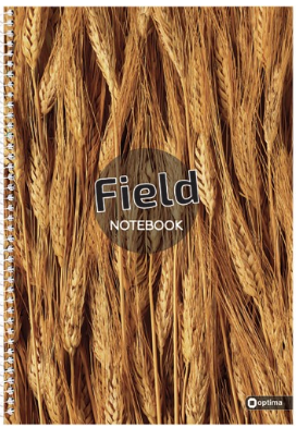 Блокнот пруж. бік. А4 80арк. кліт. карт. "Optima" Nature №O20330-03(5)(30), фото 1
