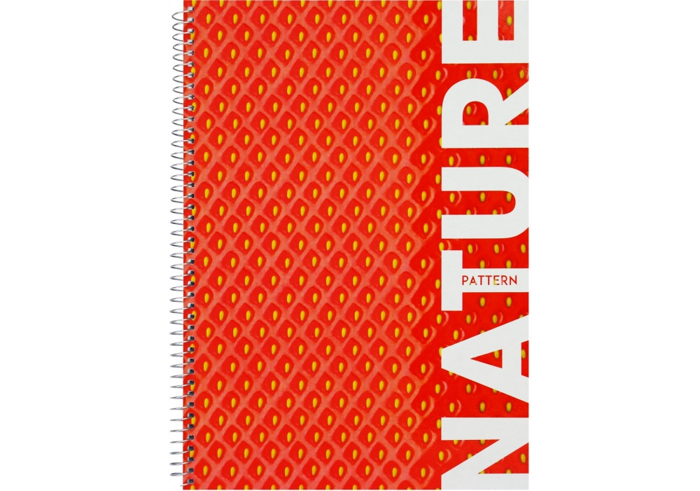 Блокнот пруж. бік. А4 80арк. кліт. карт. "Optima" Nature №O20330-05(2)(4)(30)