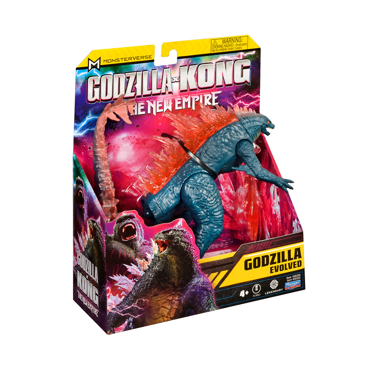 Игровая Фигурка Godzilla x Kong- Годзилла после эволюции с лучом 15см шарнирная (35202) - фото 5 - id-p2118265027