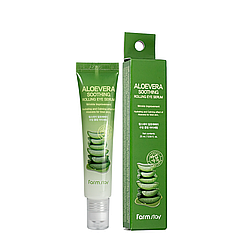 Сироватка ролер для шкіри навколо очей з екстрактом алое FarmStay Aloe Vera Soothing Rolling Eye Serum, 25 мл