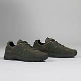 Кросівки чоловічі хакі з прошитою підошвою, фото 4