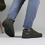 Кросівки чоловічі хакі з прошитою підошвою, фото 7