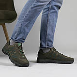 Кросівки чоловічі хакі з прошитою підошвою, фото 6