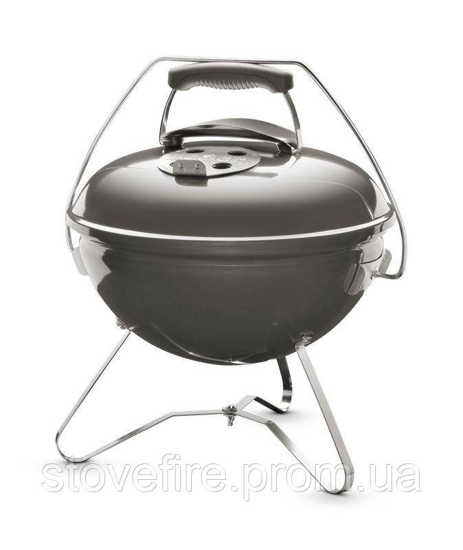 Вугільний гриль Weber Smokey Joe Premium 37 см, слонова кістка