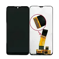 Дисплей Samsung Galaxy A01 A015, Galaxy M01 M015 з сенсором Оригінал (сервісний) Black (вузький конектор)