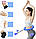 Хулахуп для схуднення Hoola Hoop Massager Синій обруч хулахуп для талії - масажний обруч для схуднення, фото 7