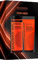 Подарунковий набір для чоловіків Bioton Cosmetics (Гель для душу 250 мл + Крем для гоління 75 мл) (4820026157382)