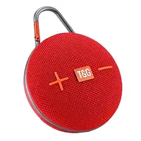 Портативная колонка TG648 5W SD с карабином Red