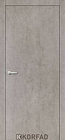 Двери межкомнатные KORFAD LP-01 Лайт бетон (глухие-щитовые)
